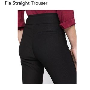 Tribal Fia straight trouser, black